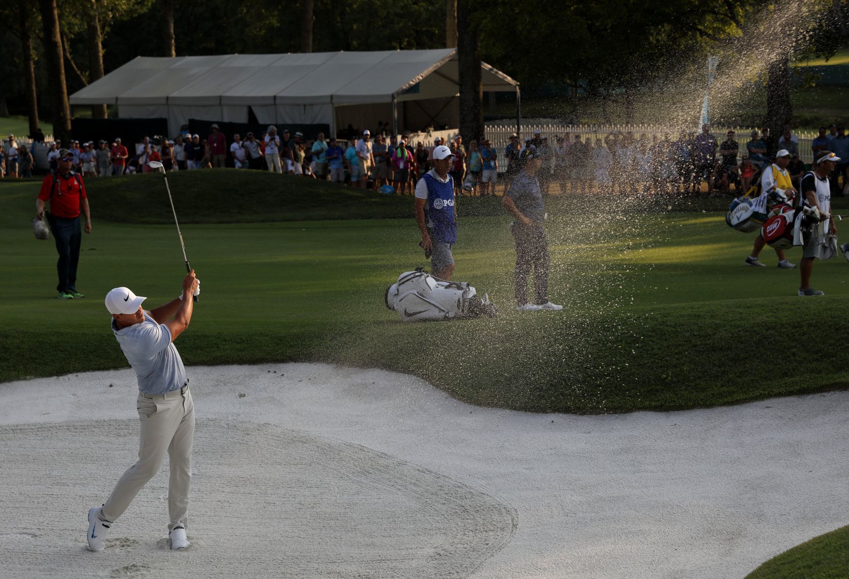 Third round of the 100th PGA Championship at Bellerive Country Club